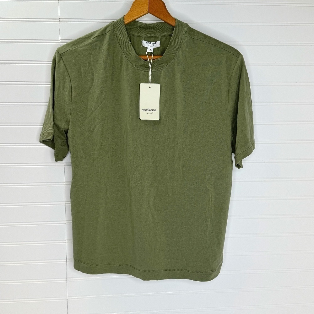 NWT Weekend Los Angeles T Shirt Small Olive